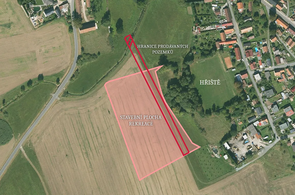 Prodej komerčního pozemku 2680 m²